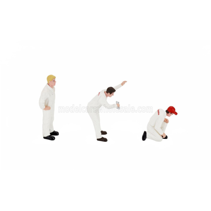 SCHUCO FIGURES SET 3X MECHANICS SCHLUTER - WHITE 1/32