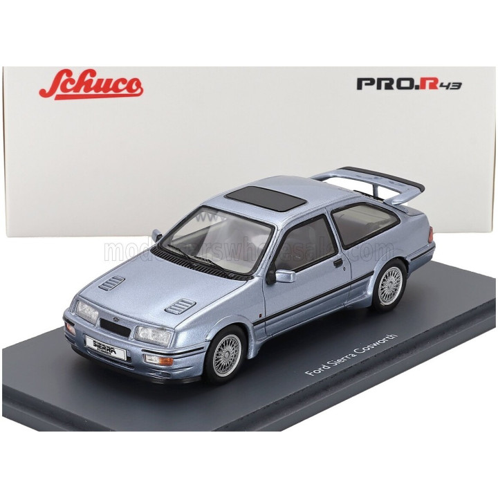SCHUCO FORD ENGLAND SIERRA COSWORTH 1986 - BLUE GREY MET 1/43