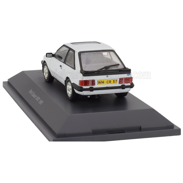 SCHUCO FORD ENGLAND ESCORT XR3i 1.6 1983 - WHITE 1/43