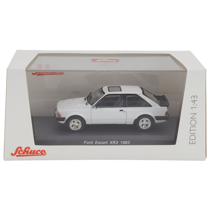 SCHUCO FORD ENGLAND ESCORT XR3i 1.6 1983 - WHITE 1/43