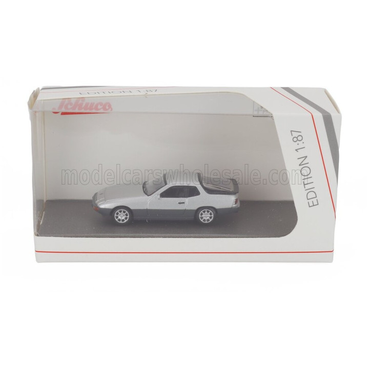 SCHUCO PORSCHE 924 COUPE 1984 - SILVER 1/87