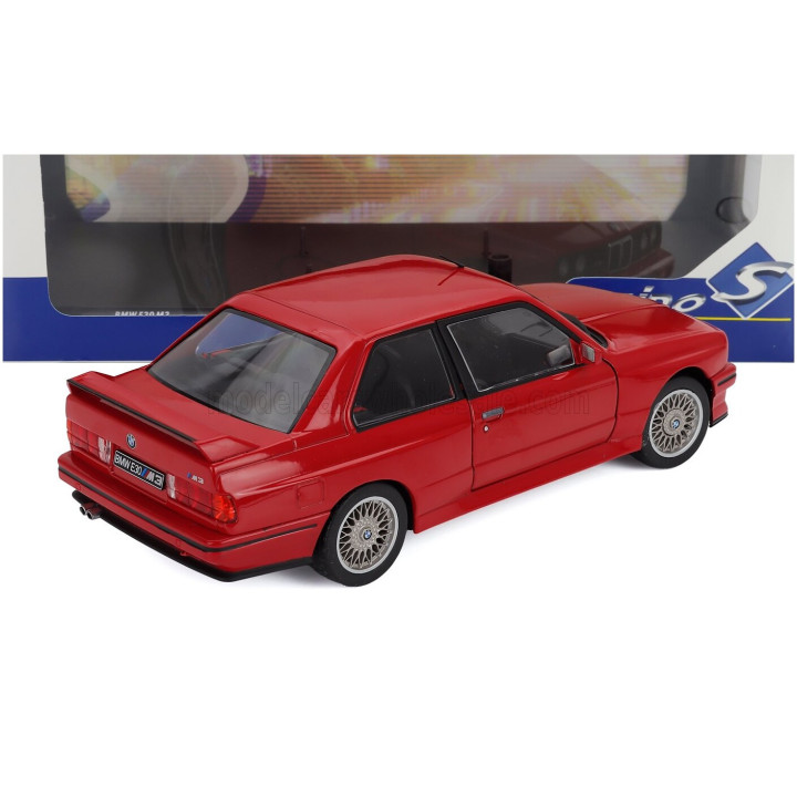 SOLIDO BMW 3-SERIES M3 (E30) 1990 - RED 1/18
