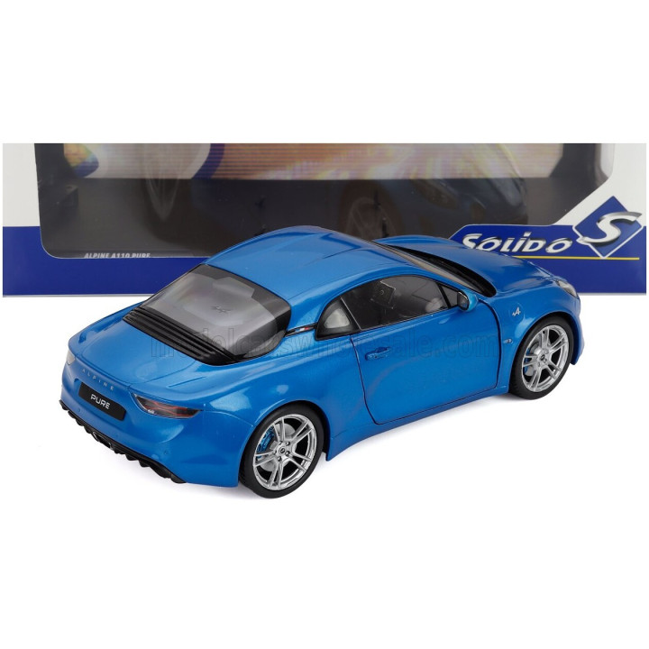 SOLIDO ALPINE A110 2018 - PURE BLUE 1/18