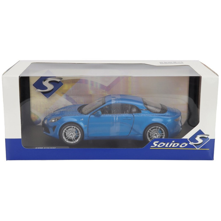 SOLIDO ALPINE A110 2018 - PURE BLUE 1/18