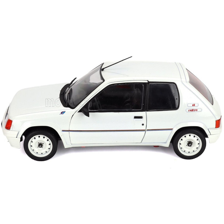 SOLIDO PEUGEOT 205 1.3 RALLYE 1988 - WHITE 1/18