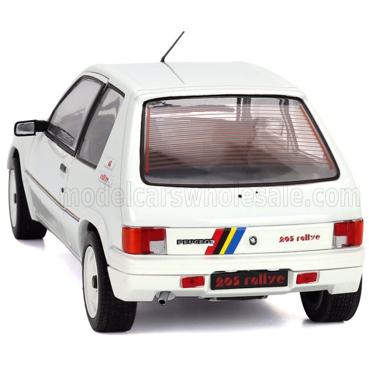 SOLIDO PEUGEOT 205 1.3 RALLYE 1988 - WHITE 1/18