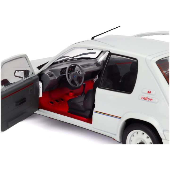 SOLIDO PEUGEOT 205 1.3 RALLYE 1988 - WHITE 1/18