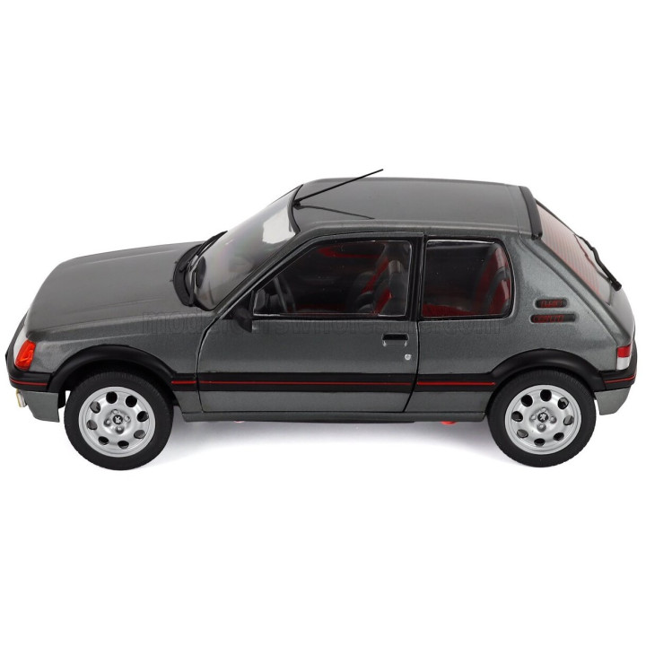 SOLIDO PEUGEOT 205 1.9 GTi 1988 - GREY MET 1/18