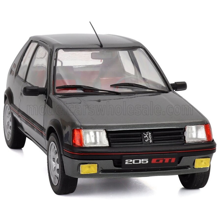 SOLIDO PEUGEOT 205 1.9 GTi 1988 - GREY MET 1/18