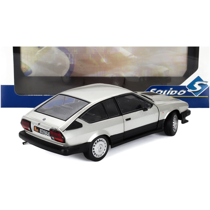 SOLIDO ALFA ROMEO ALFETTA GTV 6 1984 - SILVER 1/18