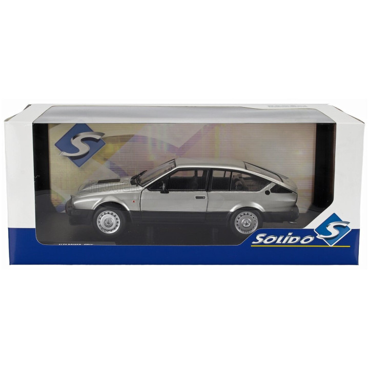 SOLIDO ALFA ROMEO ALFETTA GTV 6 1984 - SILVER 1/18