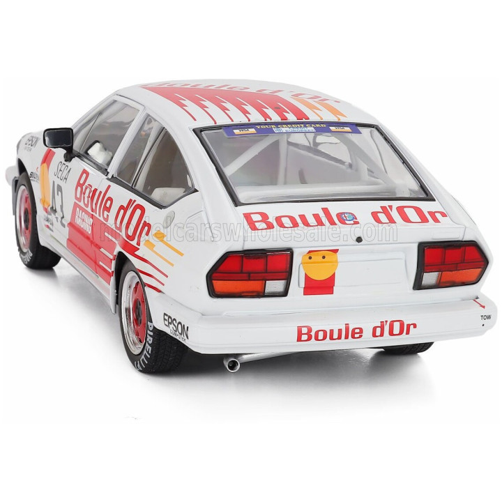 SOLIDO ALFA ROMEO ALFETTA GTV6 N 43 24h SPA 1985 BERNARD DE DRYVER - FRANCOIS XAVIER BOUCHER - LOUDWIG BOUCHER - WHITE ORANGE
