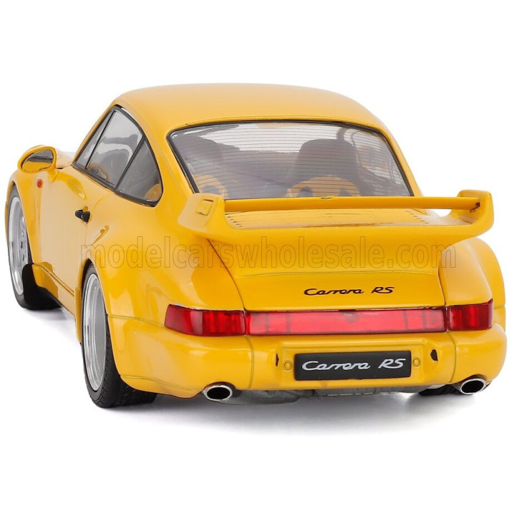 SOLIDO PORSCHE 911 964 3.8 RS COUPE 1990 - YELLOW 1/18