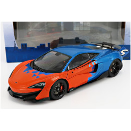 SOLIDO McLAREN 600LT F1 TEAM TRIBUTE LIVERY 2019 - ORANGE BLUE 1/18