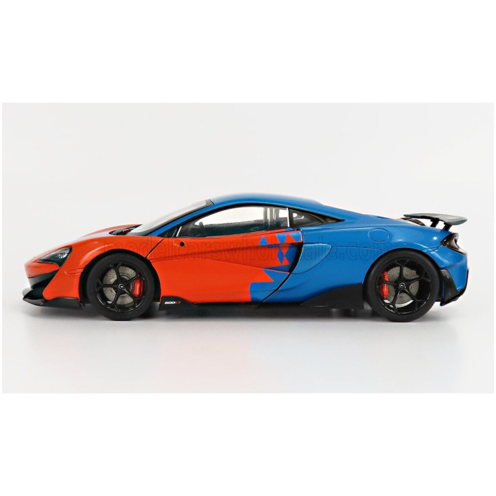 SOLIDO McLAREN 600LT F1 TEAM TRIBUTE LIVERY 2019 - ORANGE BLUE 1/18
