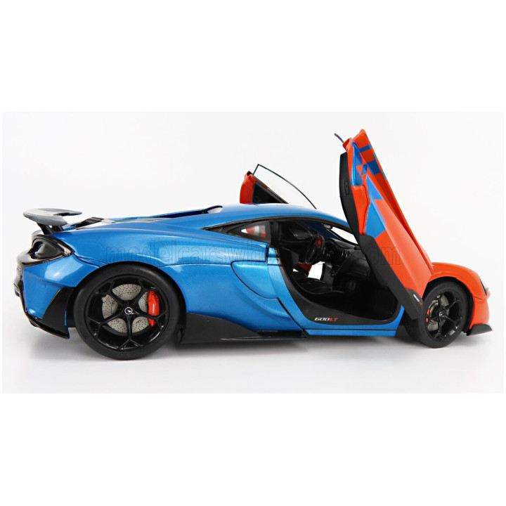 SOLIDO McLAREN 600LT F1 TEAM TRIBUTE LIVERY 2019 - ORANGE BLUE 1/18