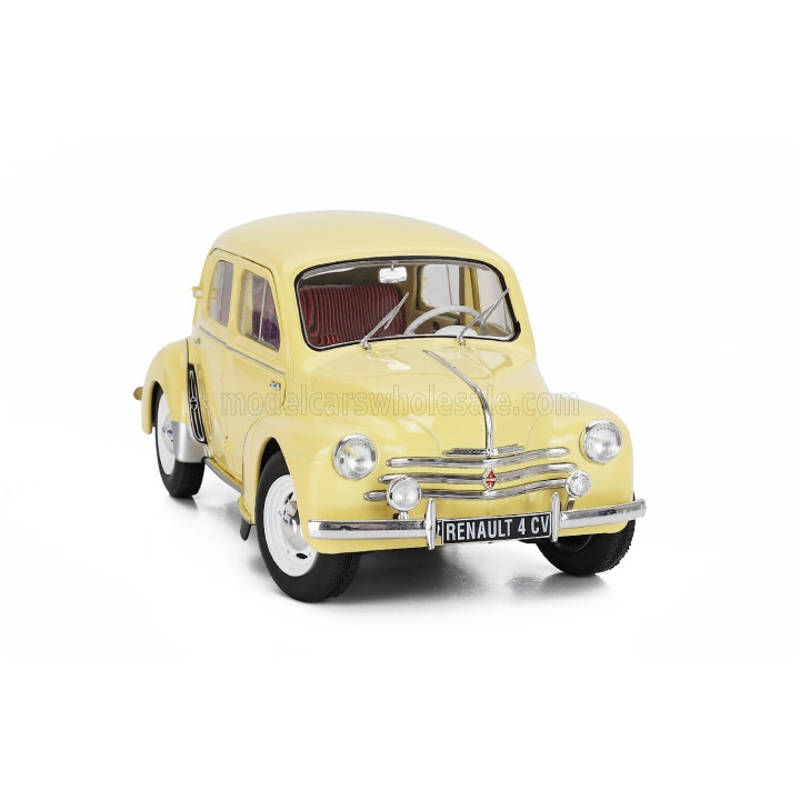 SOLIDO RENAULT 4CV 1961 - BEIGE 1/18