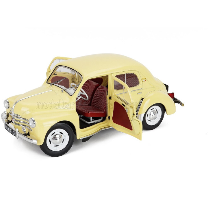 SOLIDO RENAULT 4CV 1961 - BEIGE 1/18