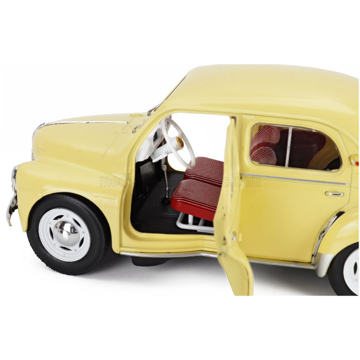 SOLIDO RENAULT 4CV 1961 - BEIGE 1/18