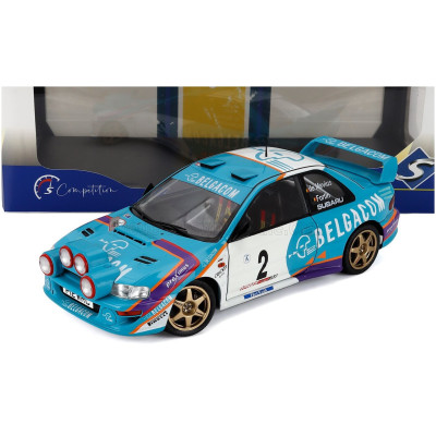 SOLIDO SUBARU IMPREZA WRC99 TEAM BELGACOM (night version) N 2 4th RALLY BELGIUM WESTHOEK YPRES 1998 JEAN MARC FORTIN - GREGOIRE