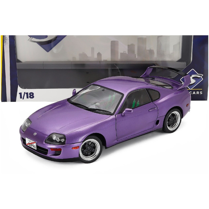 SOLIDO TOYOTA SUPRA MKIV (A80) COUPE 1993 - PURPLE 1/18
