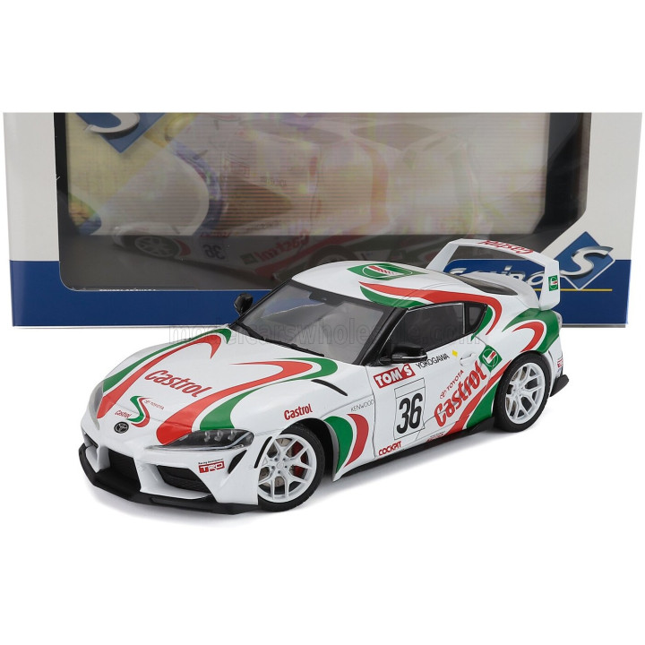 SOLIDO TOYOTA SUPRA GR TOYOTA RACING N 36 TRIBUTE 2024 - WHITE GREEN RED 1/18