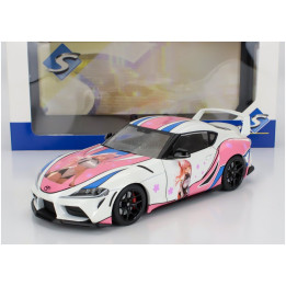 SOLIDO TOYOTA SUPRA GR ITASHA 2024 - WHITE PINK 1/18