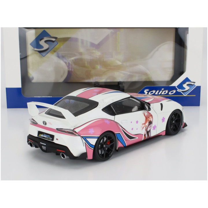 SOLIDO TOYOTA SUPRA GR ITASHA 2024 - WHITE PINK 1/18
