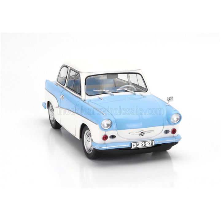 SOLIDO TRABANT P50 LIMOUSINE 1958 - WHITE LIGHT BLUE 1/18