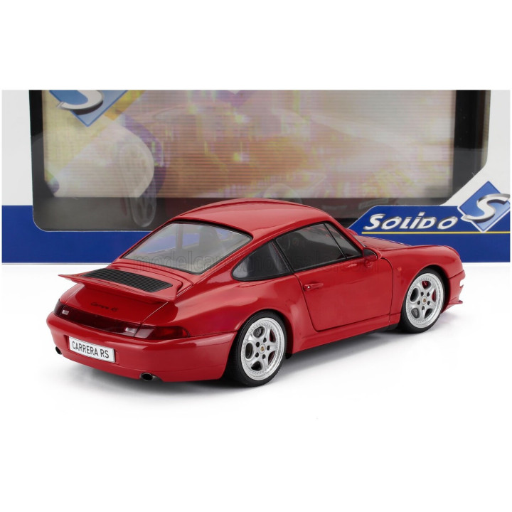 SOLIDO PORSCHE 911 993 CARRERA RS COUPE 1997 - RED 1/18
