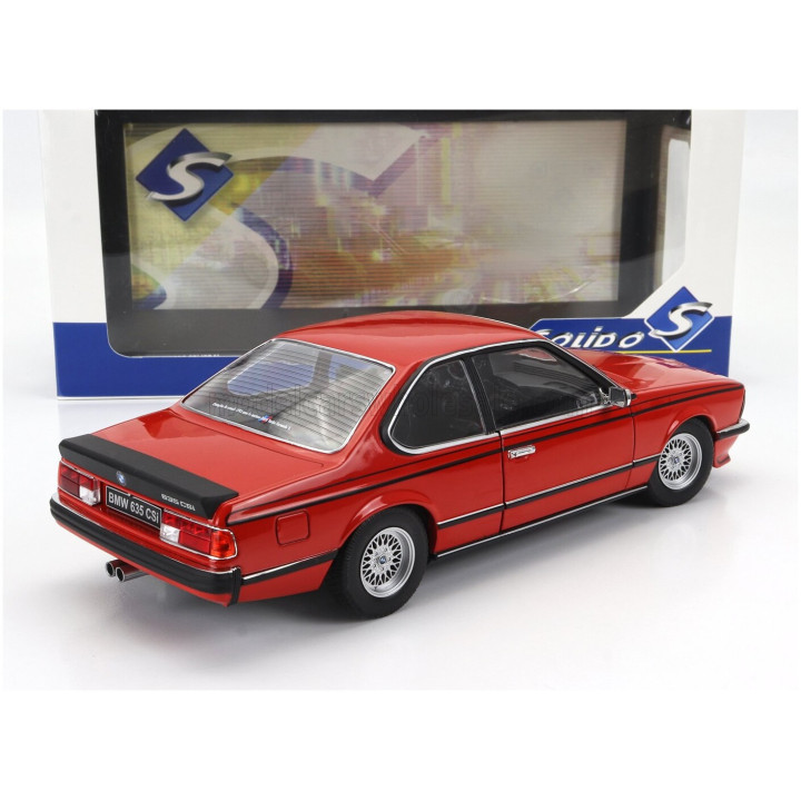 SOLIDO BMW 6-SERIES 635 CSi (E24) COUPE 1984 - RED 1/18