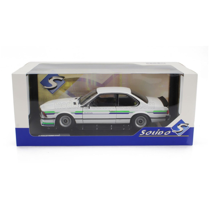 SOLIDO BMW 6-SERIES ALPINA B7 TURBO (E24) COUPE 1984 - WHITE 1/18