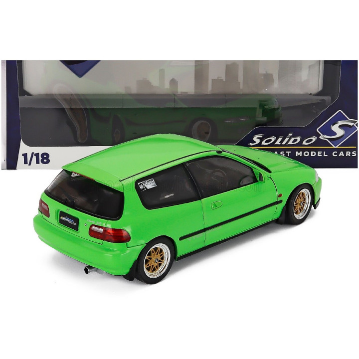 SOLIDO HONDA CIVIC (EG6) WORKS 1991 - GREEN 1/18