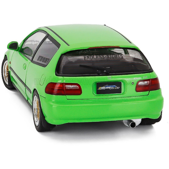 SOLIDO HONDA CIVIC (EG6) WORKS 1991 - GREEN 1/18