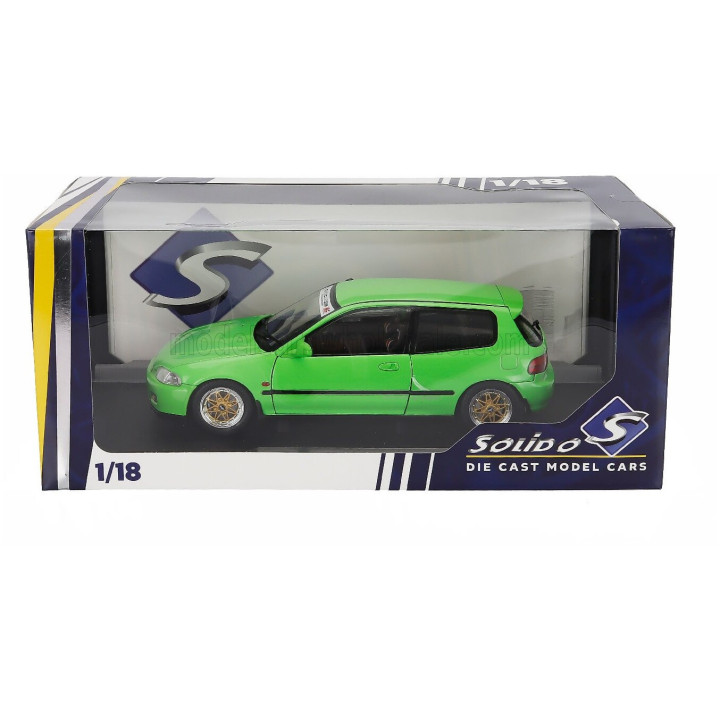 SOLIDO HONDA CIVIC (EG6) WORKS 1991 - GREEN 1/18