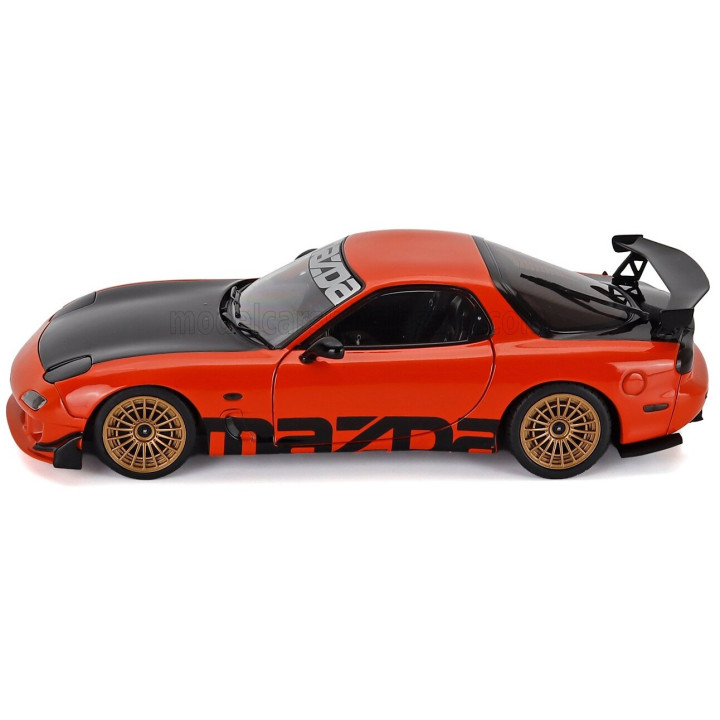 SOLIDO MAZDA RX-7 (FD3RS) WORKS COUPE 1999 - ORANGE 1/18