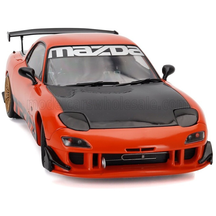 SOLIDO MAZDA RX-7 (FD3RS) WORKS COUPE 1999 - ORANGE 1/18