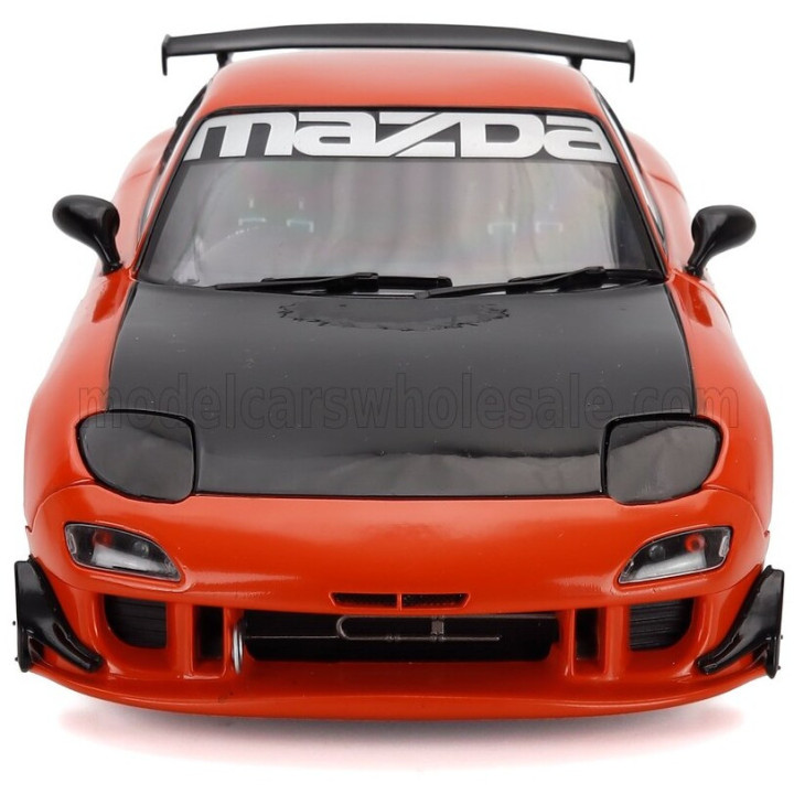 SOLIDO MAZDA RX-7 (FD3RS) WORKS COUPE 1999 - ORANGE 1/18