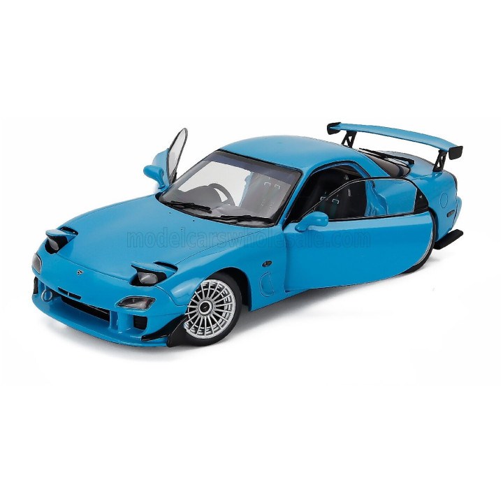 SOLIDO MAZDA RX-7 (FD3RS) WORKS COUPE 1999 - BLUE 1/18