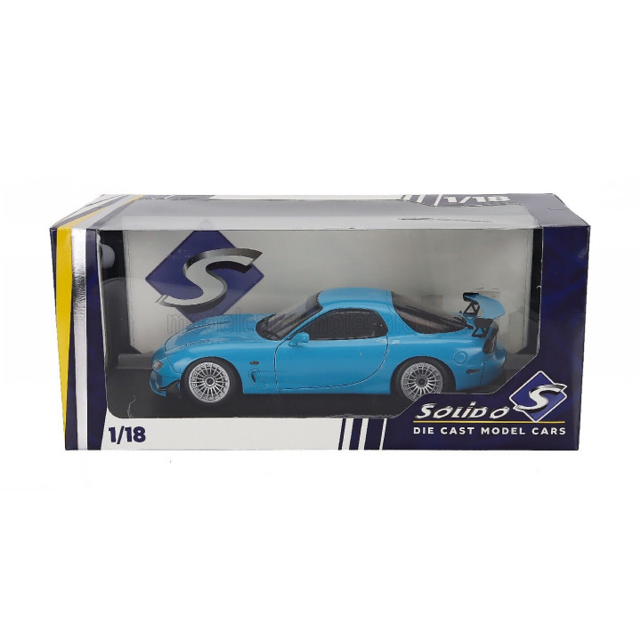 SOLIDO MAZDA RX-7 (FD3RS) WORKS COUPE 1999 - BLUE 1/18