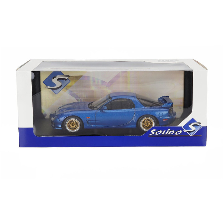 SOLIDO MAZDA RX-7 (FD3S) COUPE 1999 - BLUE MET 1/18