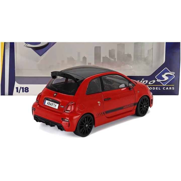 SOLIDO FIAT NUOVA 500 ABARTH 595 2023 - RED 1/18
