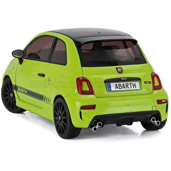 SOLIDO FIAT NUOVA 500 ABARTH 595 2023 - LIGHT GREEN BLACK 1/18