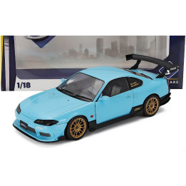 SOLIDO NISSAN SILVIA (S15) COUPE SPEC-R AERO 1999 - BLUE 1/18