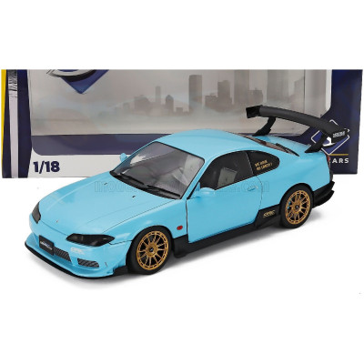 SOLIDO NISSAN SILVIA (S15) COUPE SPEC-R AERO 1999 - BLUE 1/18