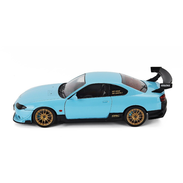 SOLIDO NISSAN SILVIA (S15) COUPE SPEC-R AERO 1999 - BLUE 1/18