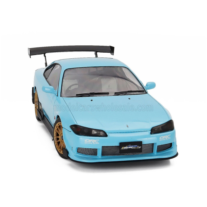 SOLIDO NISSAN SILVIA (S15) COUPE SPEC-R AERO 1999 - BLUE 1/18