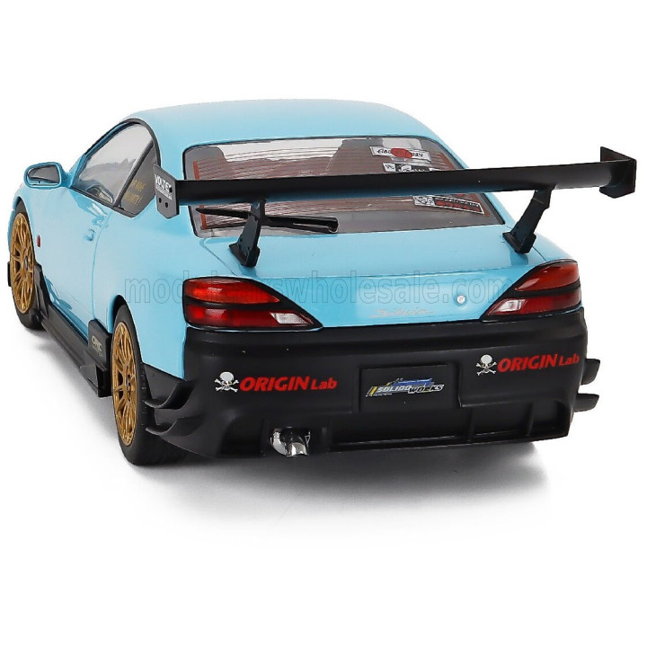 SOLIDO NISSAN SILVIA (S15) COUPE SPEC-R AERO 1999 - BLUE 1/18