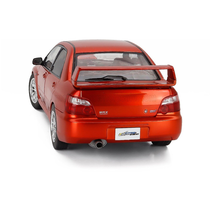 SOLIDO SUBARU IMPREZA WRX STi 2003 - ORANGE BLACK 1/18