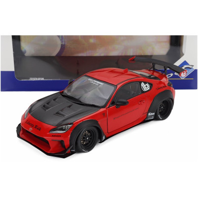 SOLIDO TOYOTA GR86 LBWK BODY KIT COUPE 2024 - RED BLACK 1/18
